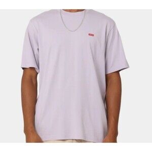 Supreme Small Box Logo Tee Shirt Lavender Purple Size L SS22 Streetwear EUC